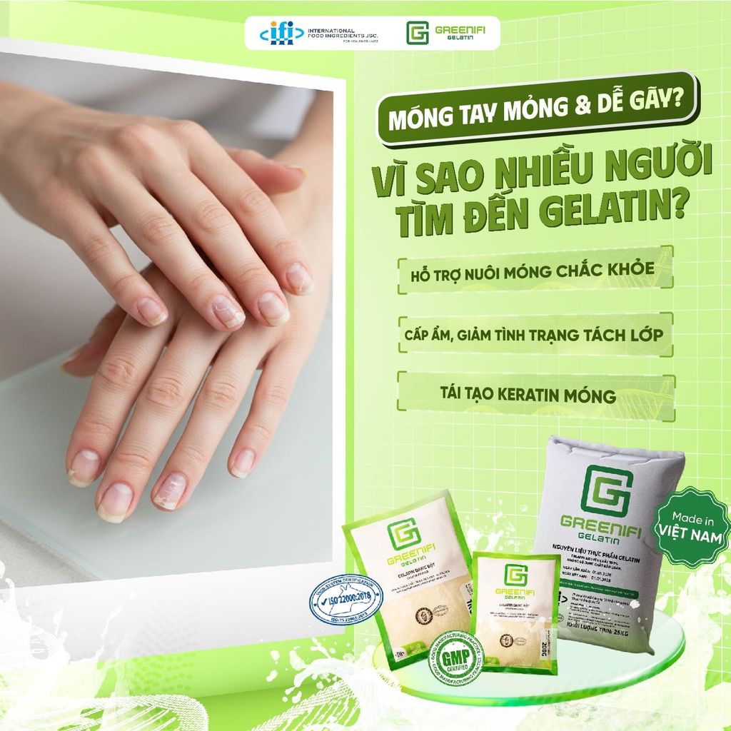ĂN GELATIN CÓ GIÚP MÓNG CHẮC KHỎE KHÔNG? SỰ THẬT KHOA HỌC ĐẰNG SAU MẸO LÀM ĐẸP DÂN GIAN