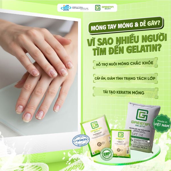 ĂN GELATIN CÓ GIÚP MÓNG CHẮC KHỎE KHÔNG? SỰ THẬT KHOA HỌC ĐẰNG SAU MẸO LÀM ĐẸP DÂN GIAN