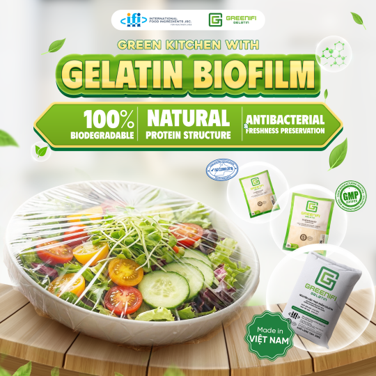 GELATIN-BASED BIODEGRADABLE FOOD WRAP: A GREEN SOLUTION FOR THE MODERN KITCHEN