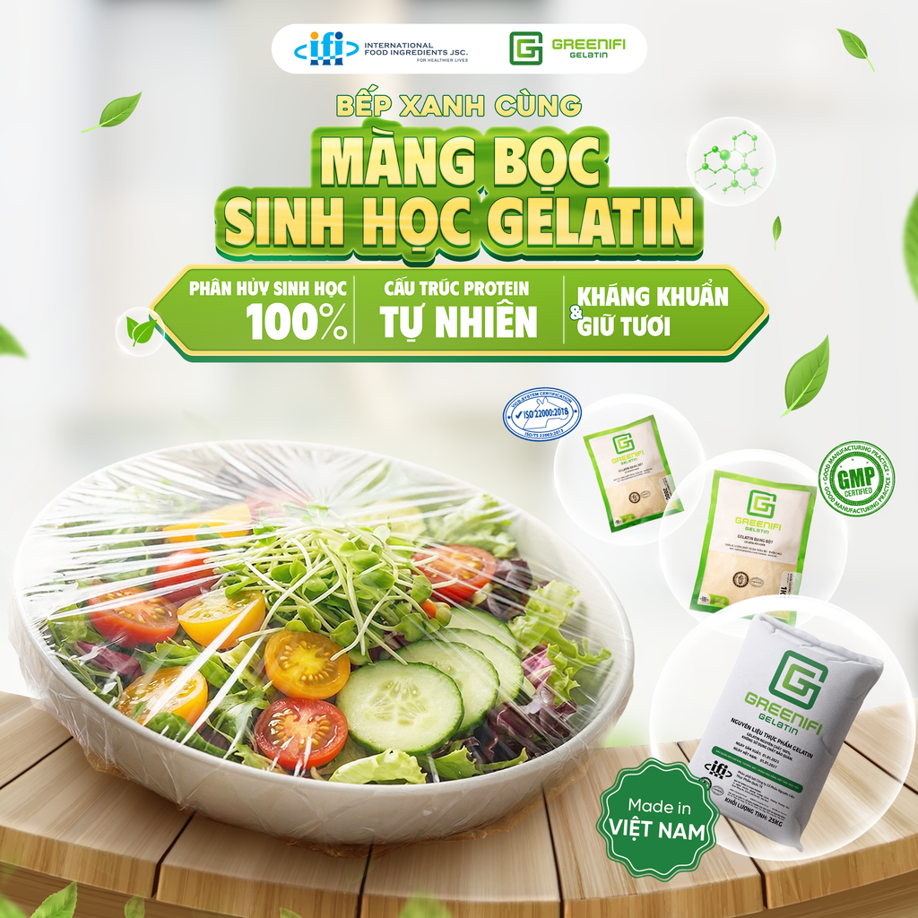 Màng Bọc Thực Phẩm Sinh Học Từ Gelatin: Giải Pháp Xanh Cho Nhà Bếp Hiện Đại