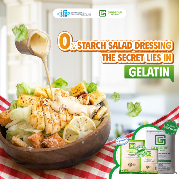 Upgrade Your Healthy Menu with a Smooth, 0% Starch Salad Dressing