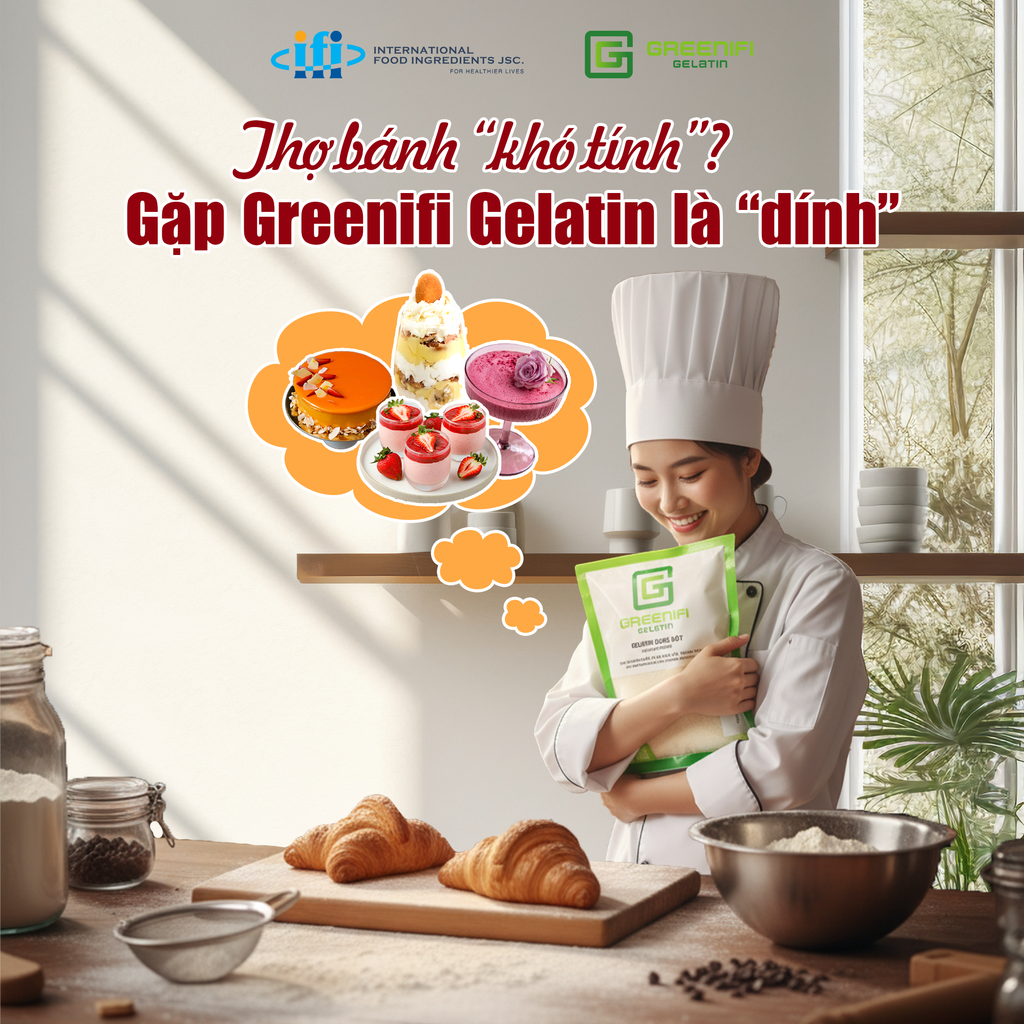 Vì sao các tiệm bánh lại “khó tính” khi chọn Gelatin?