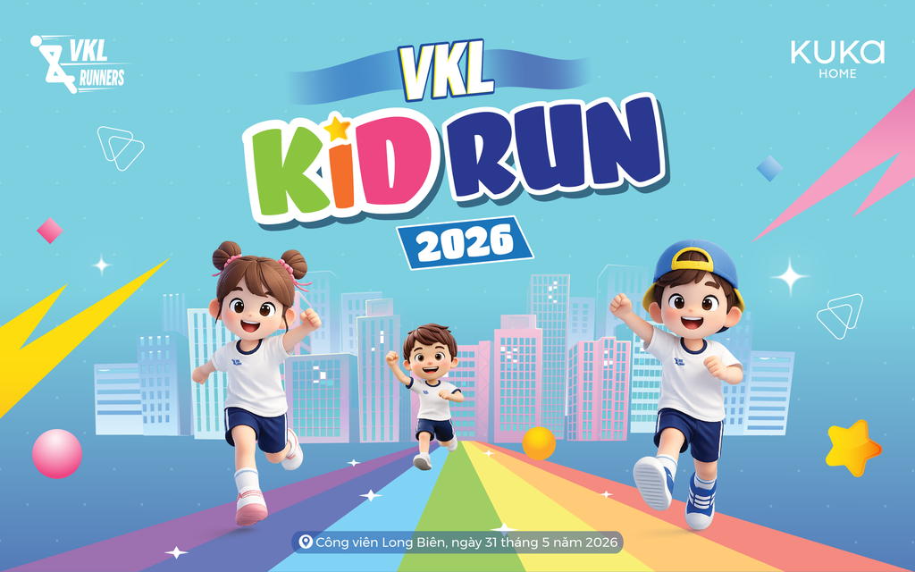 KUKA HOME ĐỒNG HÀNH CÙNG GIẢI CHẠY VKL KIDS RUN 2026