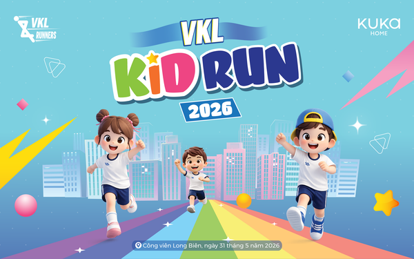 KUKA HOME ĐỒNG HÀNH CÙNG GIẢI CHẠY VKL KIDS RUN 2026