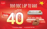 ĐÓN ĐỘC LẬP TỰ HÀO CÙNG ƯU ĐÃI SOFA KUKA HOME ĐẾN 40%