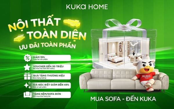 NỘI THẤT TOÀN DIỆN – GIẢI PHÁP HOÀN THIỆN KHÔNG GIAN SỐNG ĐỒNG BỘ CÙNG KUKA HOME
