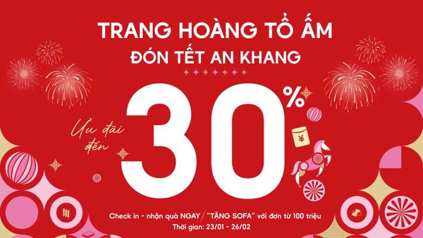 TRANG HOÀNG TỔ ẤM, ĐÓN TẾT AN KHANG || ƯU ĐÃI TỚI 30%