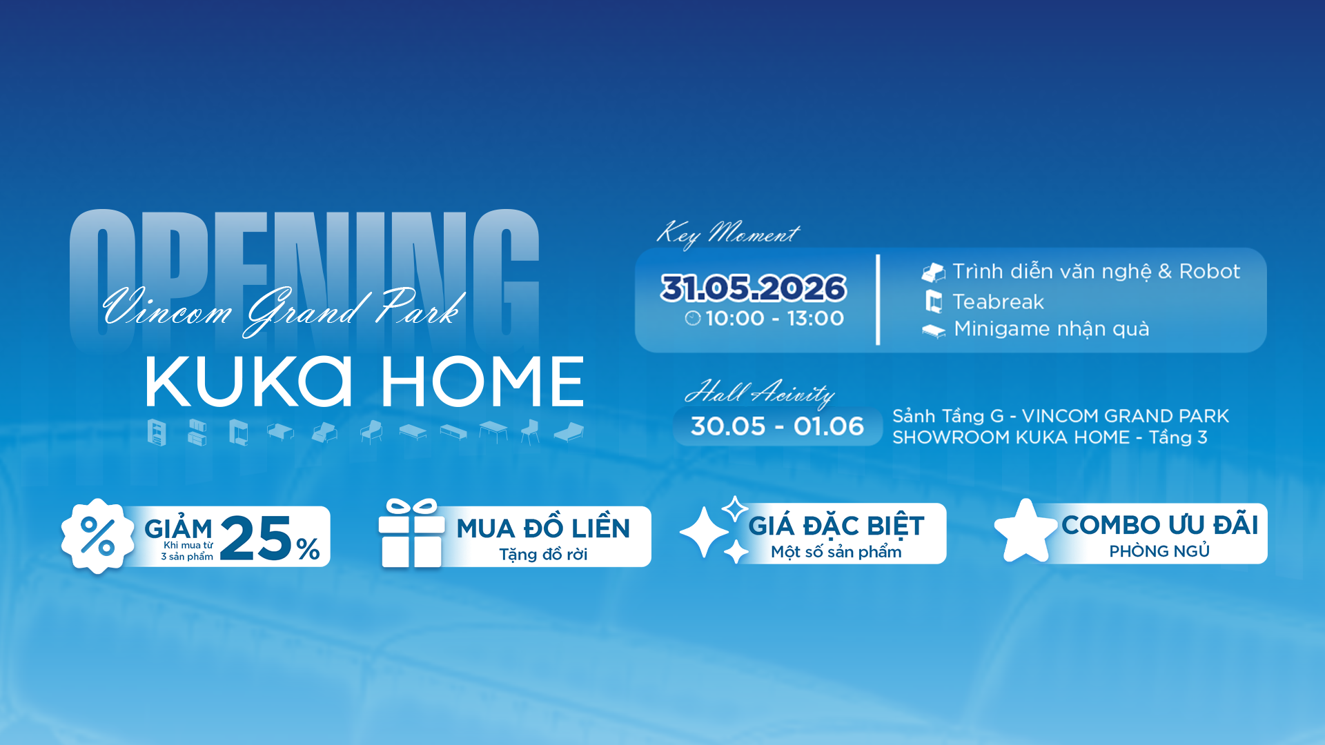 GRAND OPENING | KUKA HOME VINCOM GRAND PARK