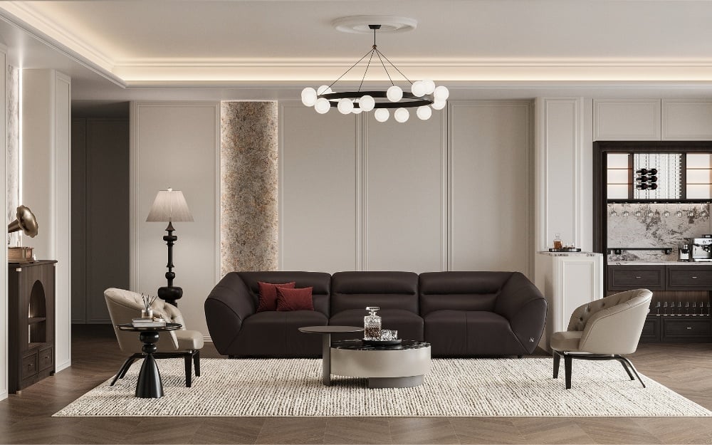 Nội Thất Liền Tường Phong Cách Modern Classic Luxury – Chuẩn Mực Của Không Gian Sống Thượng Lưu