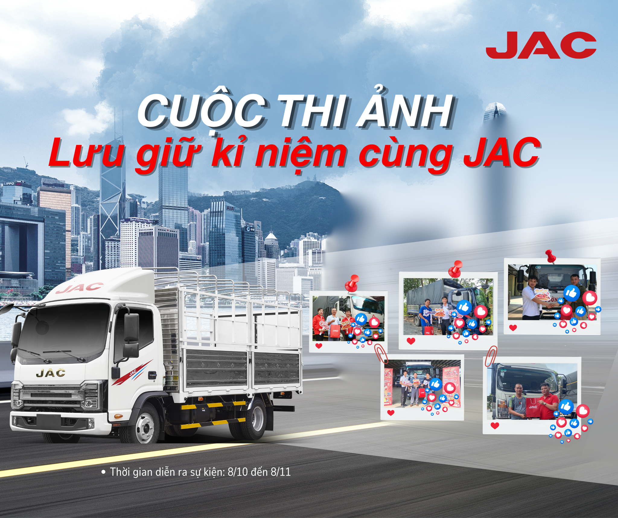 CUỘC THI ẢNH: LƯU GIỮ KỶ NIỆM CÙNG JAC