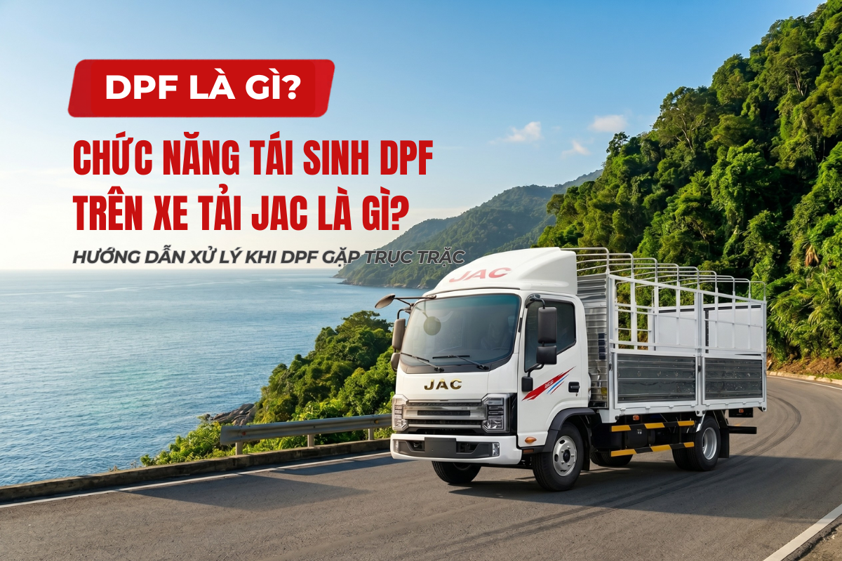 Chức Năng Tái Sinh DPF Trên Xe Tải JAC Là Gì? Hướng Dẫn Xử Lý Khi DPF Gặp Trục Trặc
