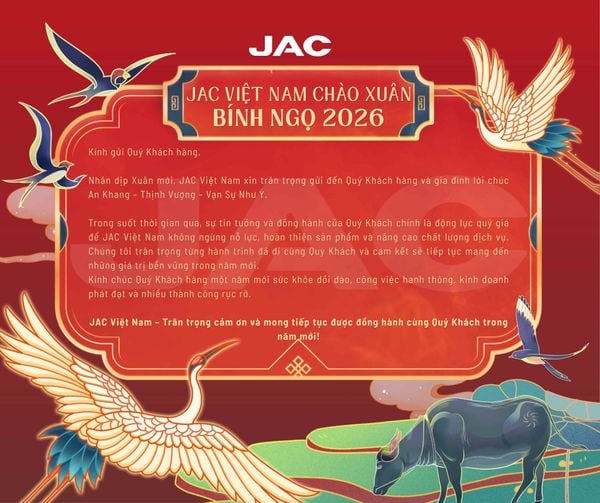 JAC VIỆT NAM CHÀO XUÂN BÍNH NGỌ 2026