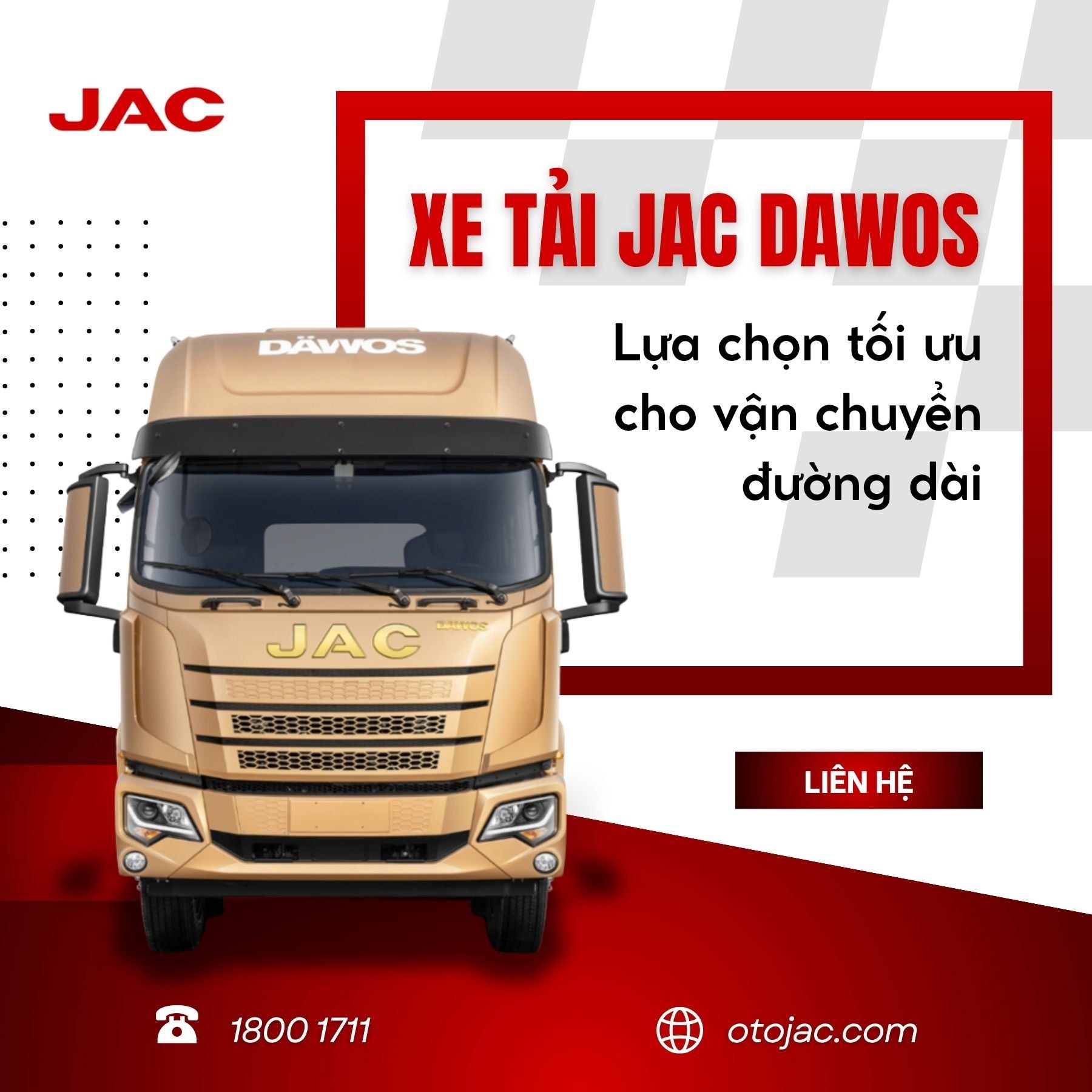 JAC Dawos  – Lựa chọn tối ưu cho vận chuyển đường dài