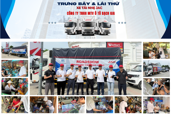 Roadshow JAC Việt Nam tại Ô tô Bạch Gia Nghệ An – Hành trình kết nối cùng khách hàng