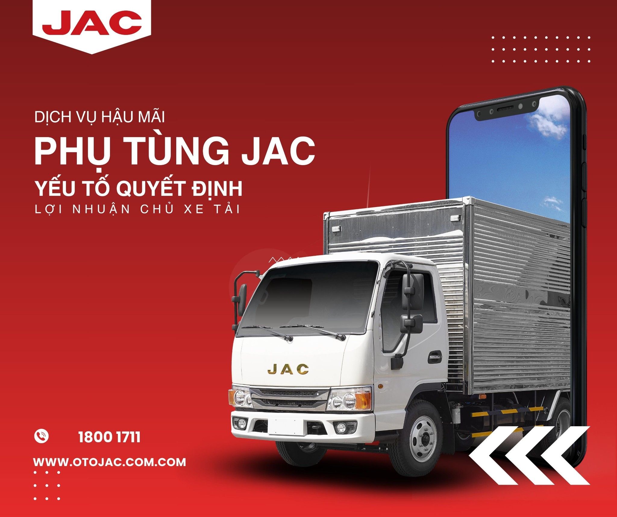 DỊCH VỤ HẬU MÃI VÀ PHỤ TÙNG JAC – YẾU TỐ QUYẾT ĐỊNH LỢI NHUẬN CỦA CHỦ XE TẢI