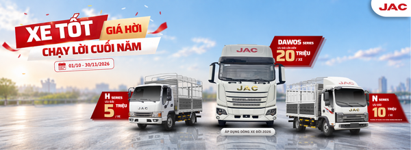 Khuyến mãi xe tải JAC tháng 10/2026 – Ưu đãi đến 20 triệu đồng