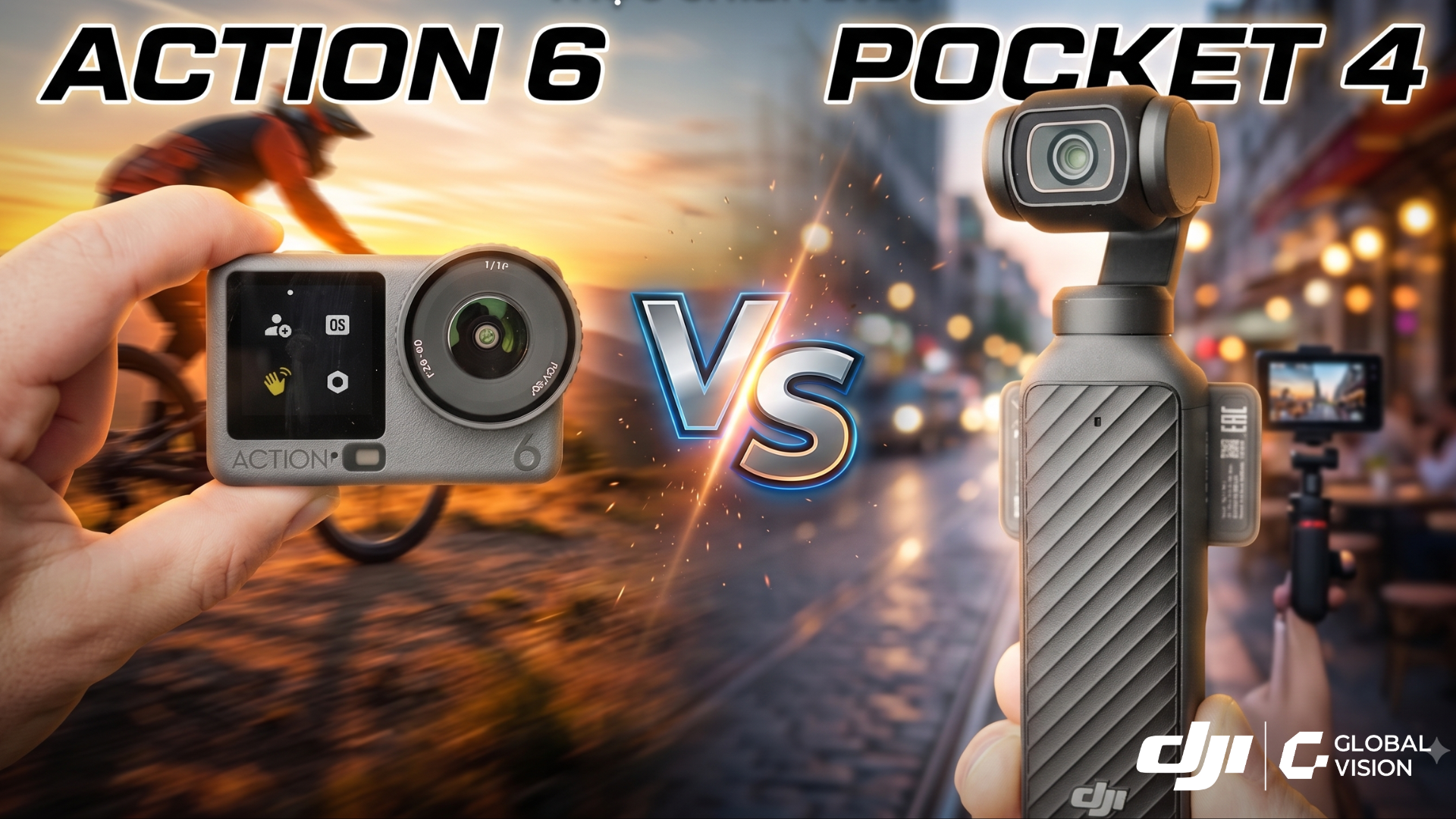 So sánh DJI Osmo Action 6 và Osmo Pocket 4 (2026): Đừng mua bằng thông số, hãy dựa vào nhu cầu của bạn!