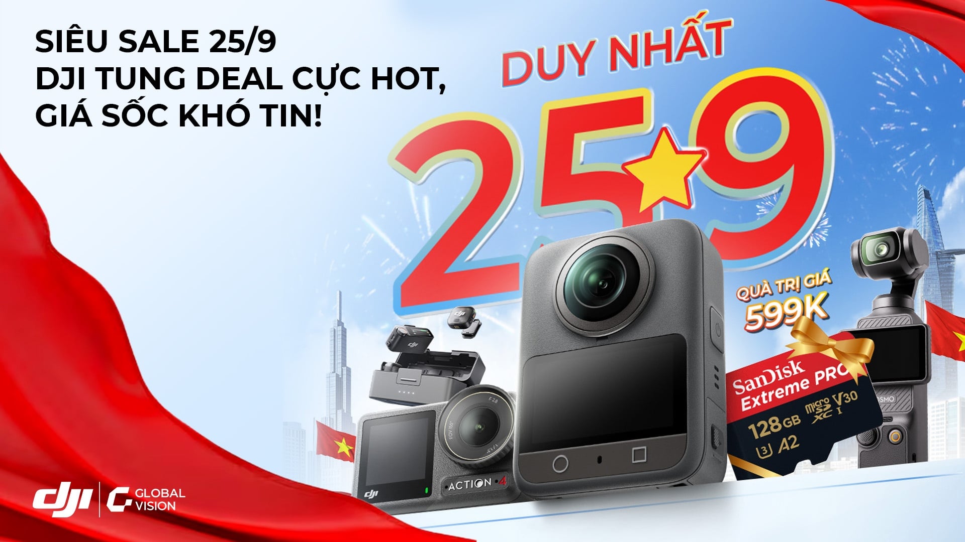 Siêu sale 25/9 – DJI tung deal cực hot, giá sốc khó tin!