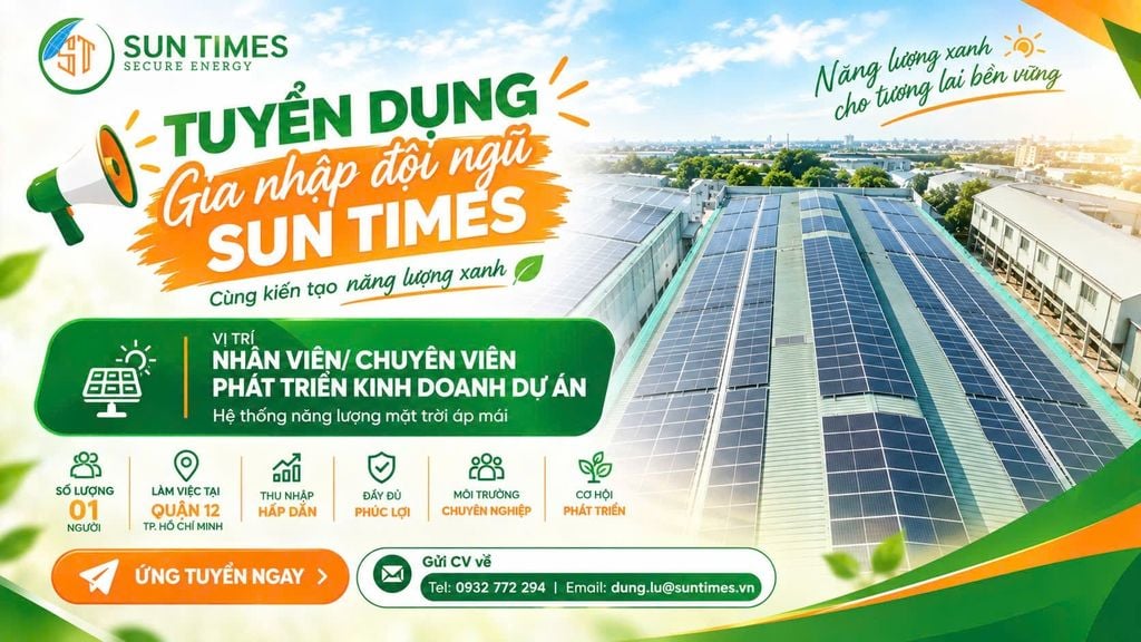 📢 SUN TIMES TUYỂN DỤNG | NHÂN VIÊN KINH DOANH
