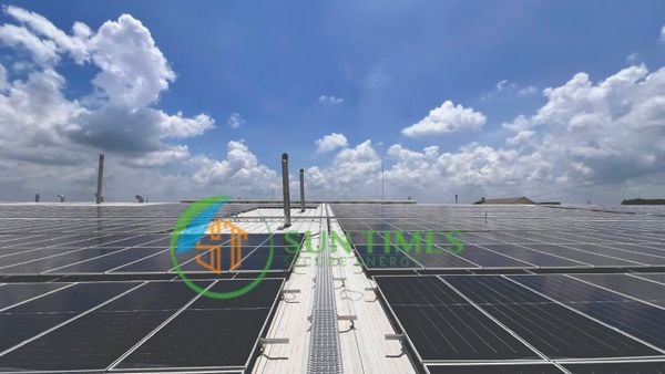Dự án điện mặt trời 1.242 kWp - LCF Bình Dương