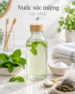 Cách làm nước súc miệng tại nhà: 3 công thức đơn giản, dễ áp dụng