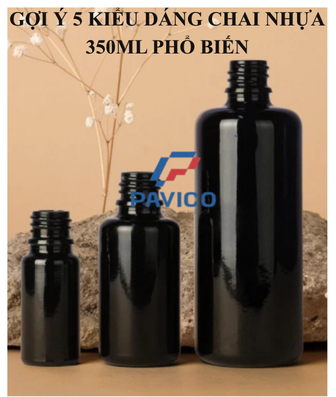 GỢI Ý 5 KIỂU DÁNG CHAI NHỰA  350ML BẮT MẮT GIÚP TĂNG TỶ LỆ CHỐT ĐƠN
