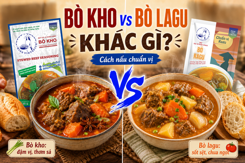 BÒ KHO KHÁC GÌ BÒ LAGU? CÁCH NẤU BÒ KHO VÀ BÒ LAGU TẠI NHÀ