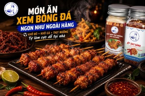 GỢI Ý MÓN ĂN XEM BÓNG ĐÁ TẠI NHÀ NGON NHƯ NGOÀI HÀNG