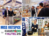 MISS VIETSPICE TỎA SÁNG TẠI HỘI CHỢ TRIỂN LÃM CAMFOOD HOTEL 2025