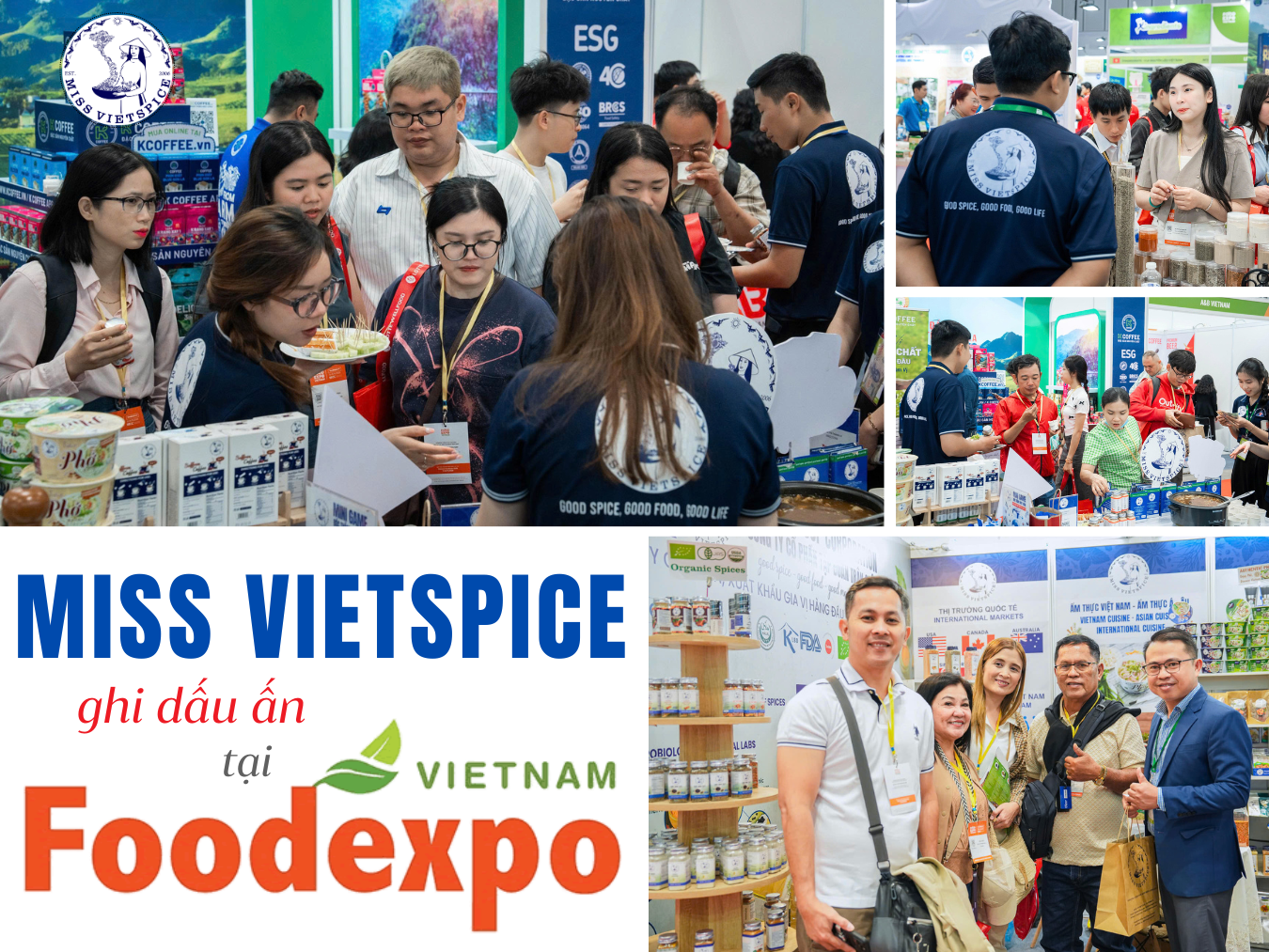 MISS VIETSPICE nổi bật và ghi dấu ấn tại Vietnam Foodexpo 2025