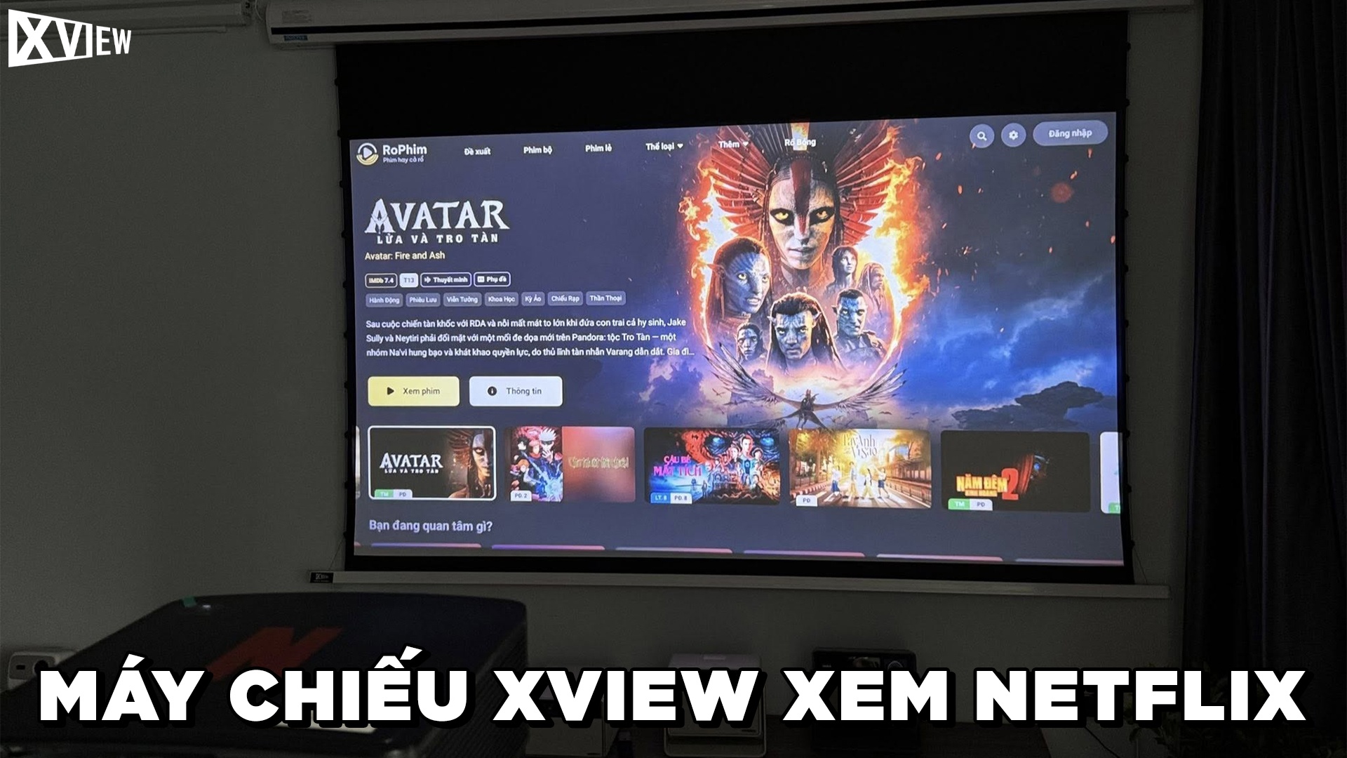 Xview MÁY CHIẾU XVIEW XEM NETFLIX – XVIEW VIỆT NAM