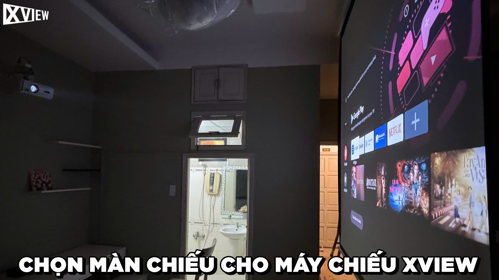 Xview CHỌN MÀN CHIẾU CHO MÁY CHIẾU XVIEW – XVIEW VIỆT NAM