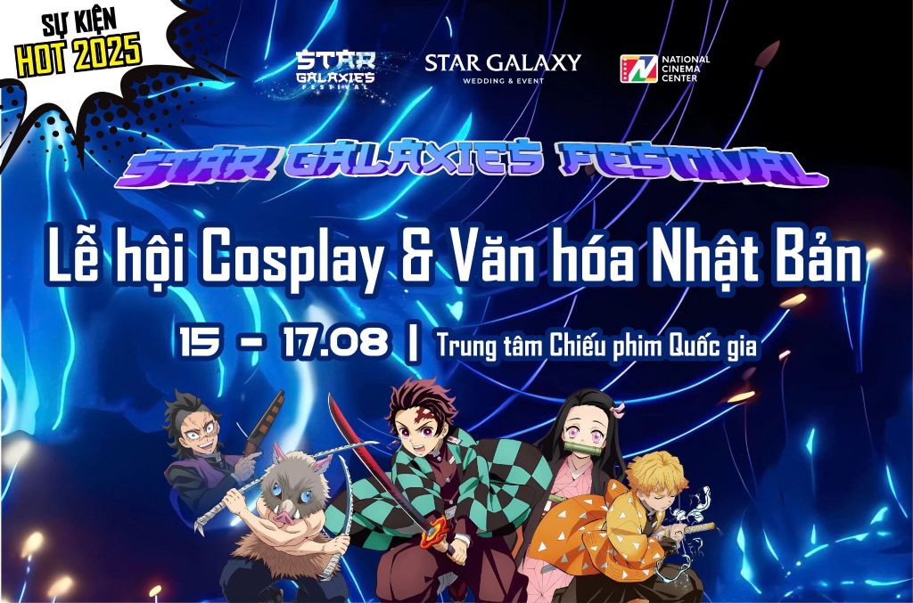 Trung tâm sự kiện Star Galaxy giới thiệu lễ hội văn hóa Nhật Bản hè 2025