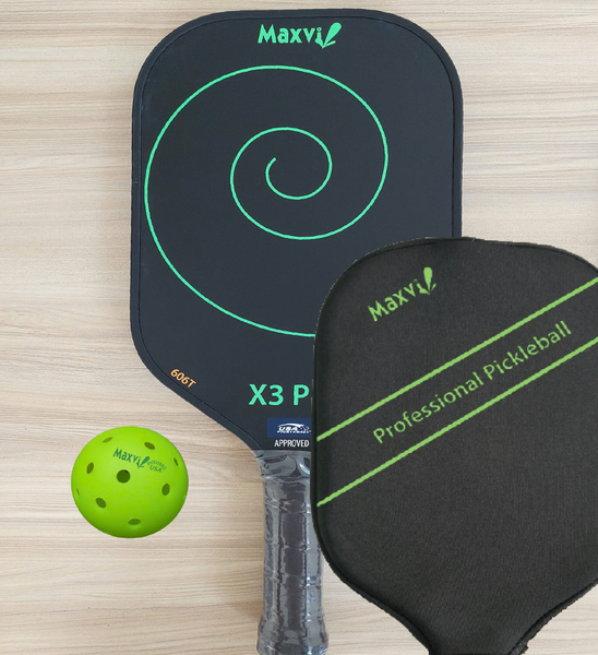 Dòng vợt pickleball carbon T700 quốc dân Maxvi X3 PRO thích hợp tập luyện hàng ngày
