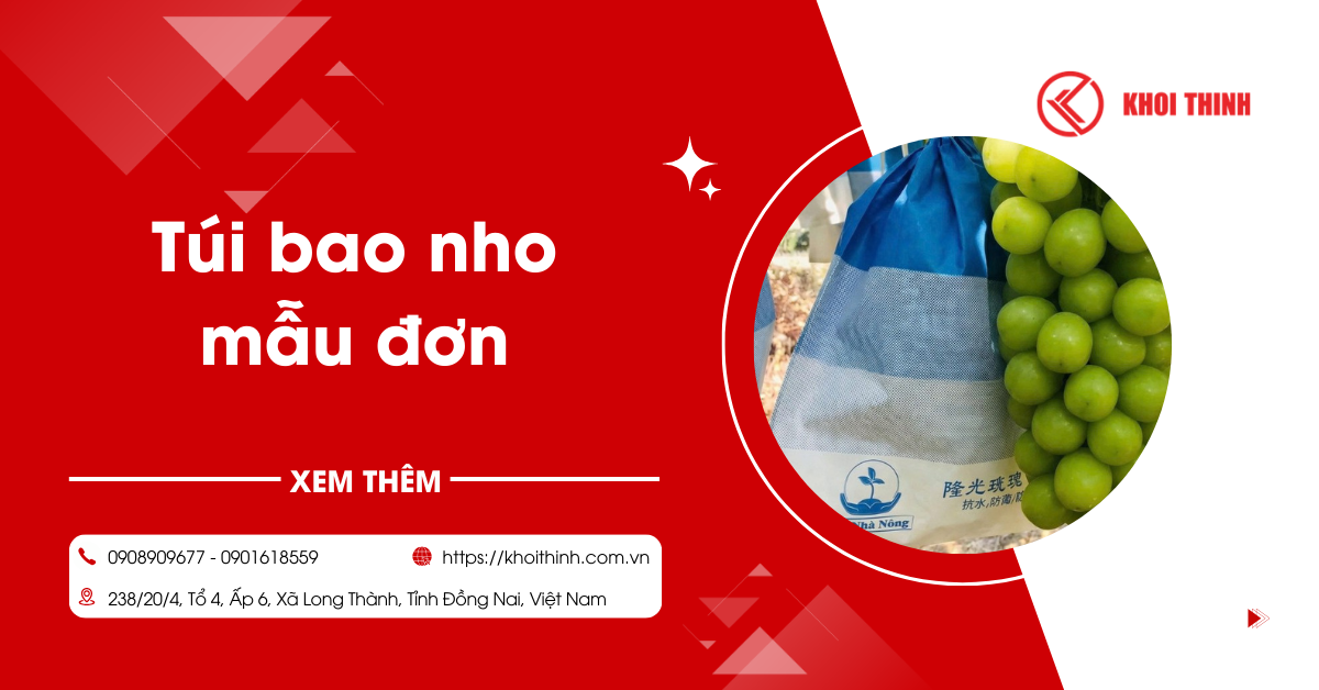Túi bao nho mẫu đơn là gì? Những công dụng chính đem lại