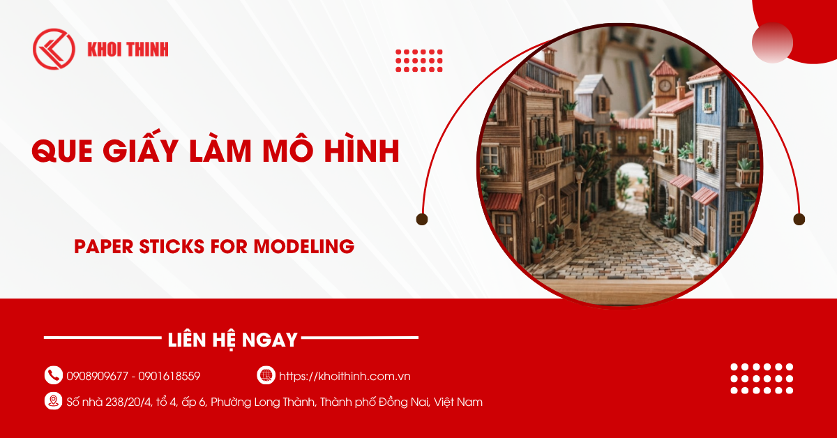 Que giấy làm mô hình: Ưu điểm và cách tạo hình độc đáo bằng tay
