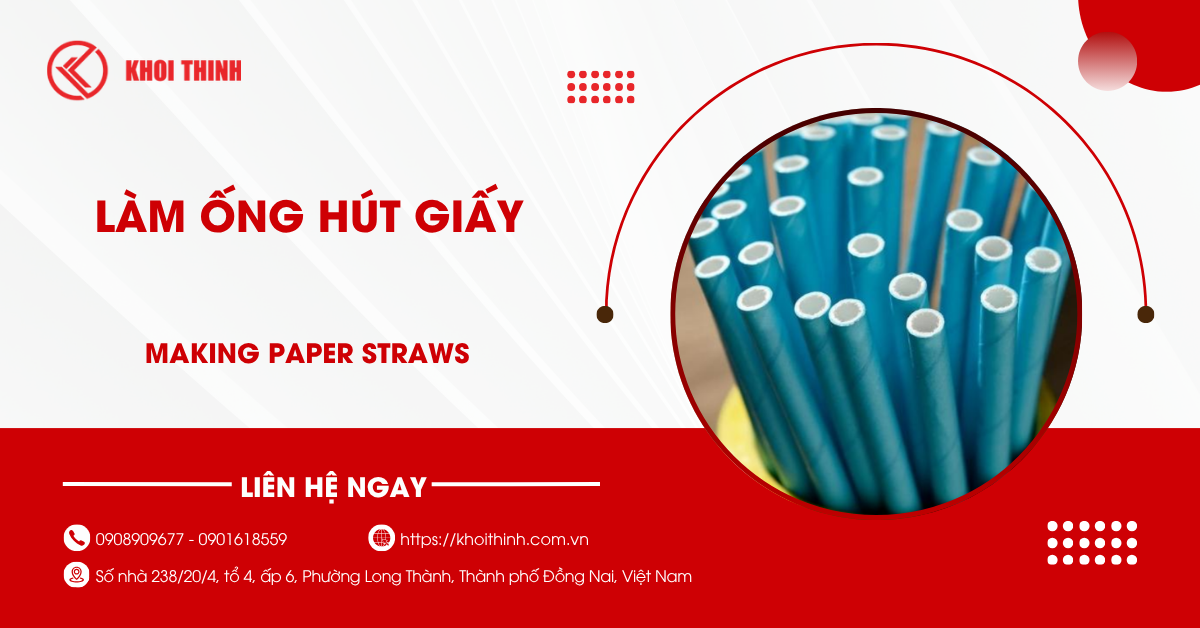 Hướng dẫn chi tiết cách làm ống hút giấy cực đơn giản tại nhà