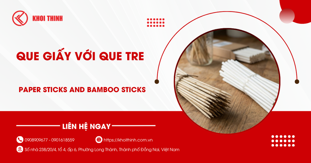 Que giấy với que tre: Loại nào là lựa chọn tốt hơn?