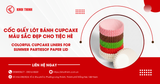 Cốc giấy lót bánh cupcake màu sắc đẹp cho tiệc hè rực rỡ