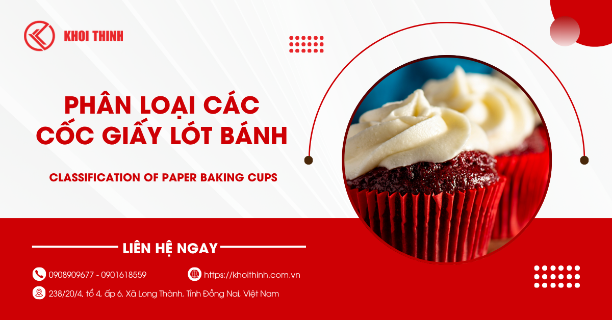 Phân loại các cốc giấy lót bánh và cách chọn chuẩn nhất