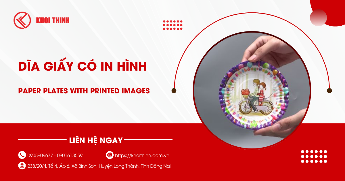 Dĩa giấy có in hình: Cách chọn, ứng dụng và lưu ý quan trọng