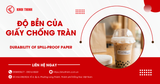 Độ bền giấy chống tràn: Tất cả những gì chủ quán cần biết trước khi đặt mua số lượng lớn