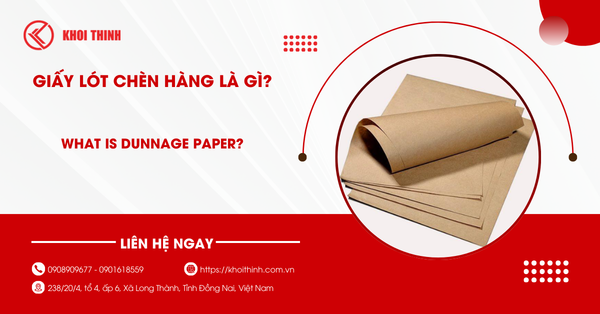 Giấy lót chèn hàng là gì? Công dụng khi chèn, lót thùng carton