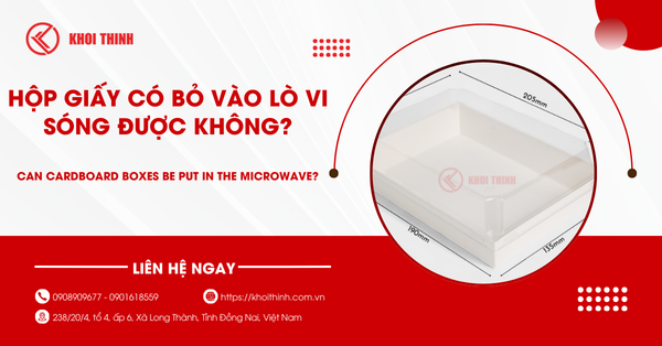 Hộp giấy có bỏ vào lò vi sóng được không? Giải đáp chi tiết