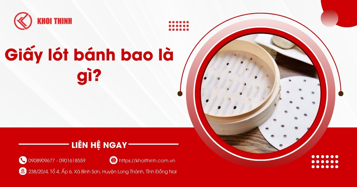 Giấy lót bánh bao là gì? Các loại giấy lót bánh bao phổ biến