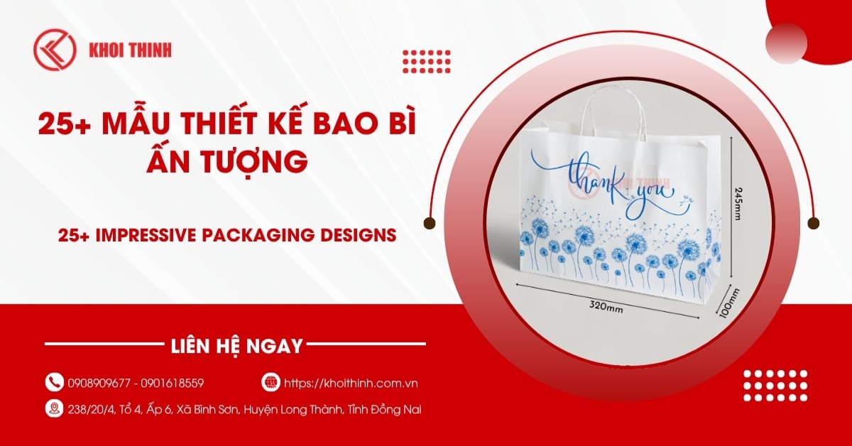 25+ Mẫu thiết kế bao bì ấn tượng giúp thương hiệu nổi bật