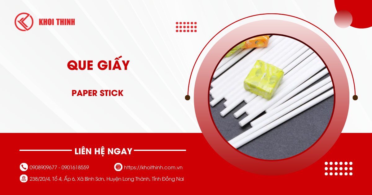 Giải pháp que giấy an toàn, tiện lợi và thân thiện sức khỏe