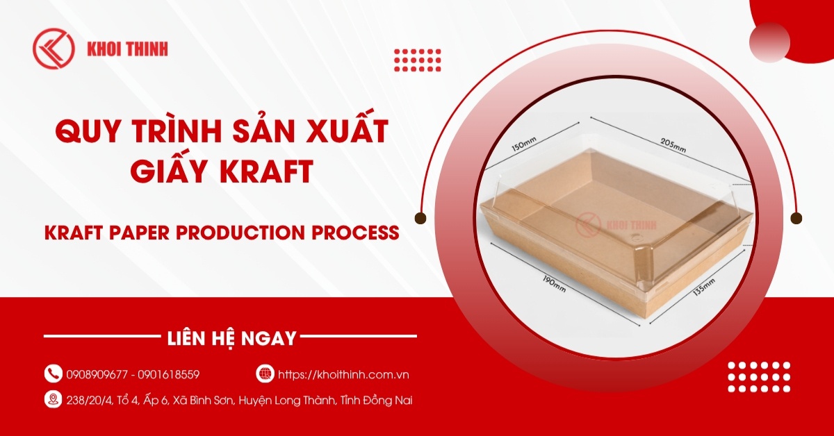 Khám phá quy trình sản xuất giấy Kraft chuẩn công nghiệp hiện nay