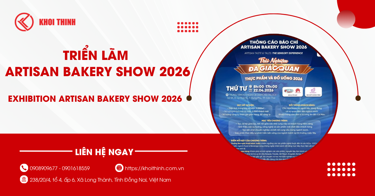 Trải nghiệm đa giác quan tại triển lãm Artisan Bakery Show 2026