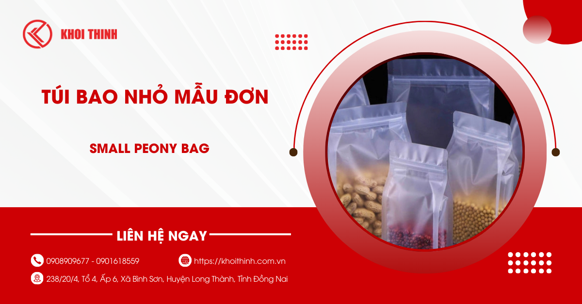 Túi bao nhỏ mẫu đơn: Thiết kế đẹp, đa dạng kiểu dáng, giá hợp lý